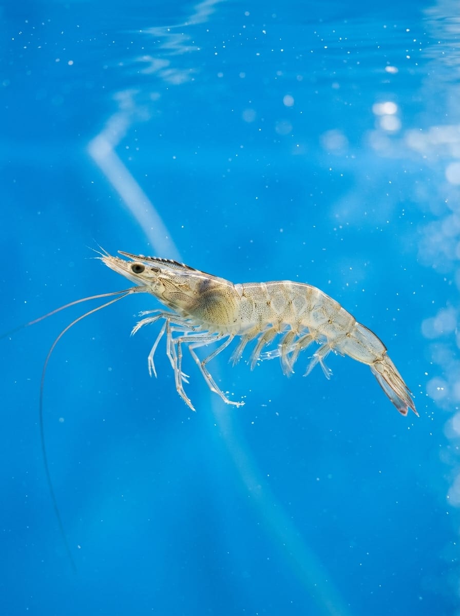 Udang Vaname (Litopenaeus vannamei) — makro